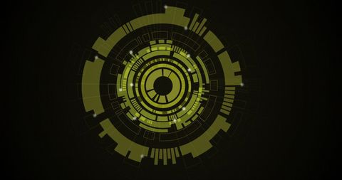 Futuristic Green Tech Overlay with Digital Grid - Download Free Stock Images Pikwizard.com