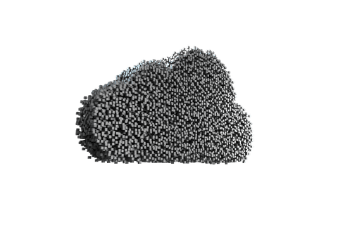 Transparent Digital Cloud Illustration on Background Displaying Technology Concept - Download Free Stock Videos Pikwizard.com