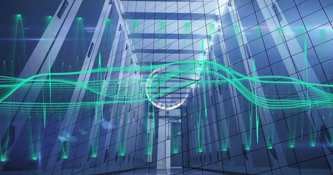 Digital Data Flow in Modern Servers Network - Download Free Stock Images Pikwizard.com