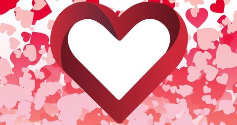 Heart Shapes on Gradient Background Celebrating Love - Download Free Stock Images Pikwizard.com