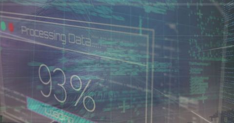 Digital Composite of Data Processing Over Human Eye - Download Free Stock Images Pikwizard.com