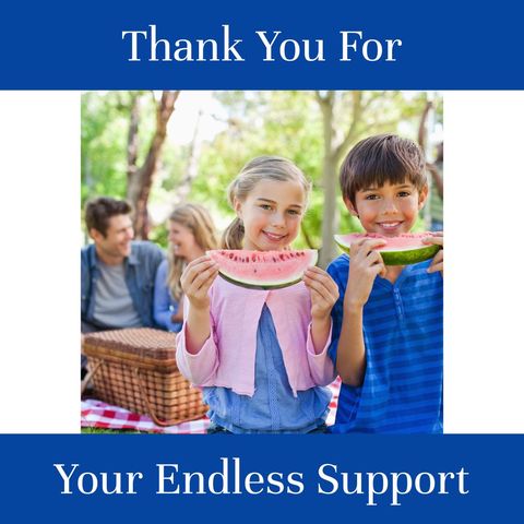 Cheerful Family Picnic Outdoors on Sunny Day