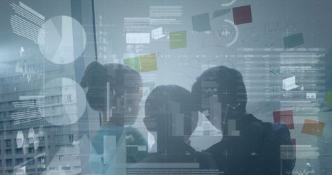 Collaborating on Innovative Financial Solutions with Technology - Download Free Stock Images Pikwizard.com