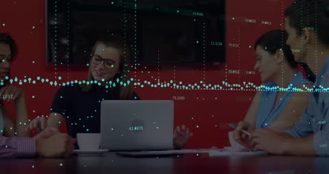 Financial Data Networking in Modern Business Meeting