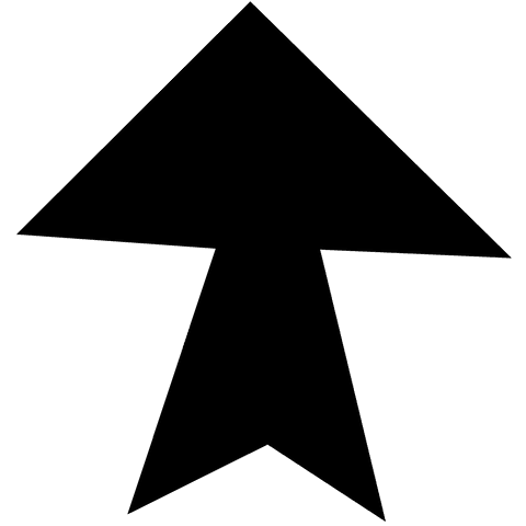 black arrow symbol on transparent background png - Download Free Stock Videos Pikwizard.com