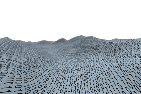 Digital Binary Landscape on Transparent Background - Download Free Stock Videos Pikwizard.com