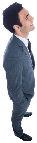 confident smiling businessman standing isolated transparent - Download Free Stock Videos Pikwizard.com