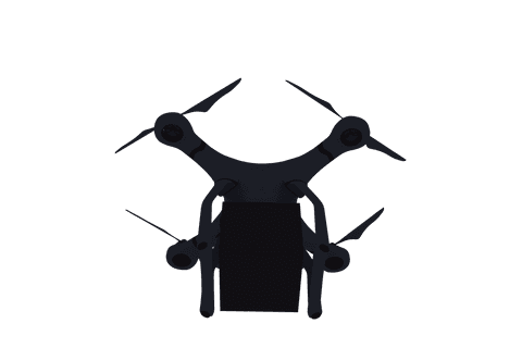 Drone with Package Flying on Transparent Background - Download Free Stock Videos Pikwizard.com