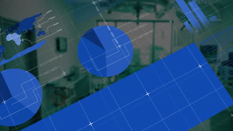 Data Animation Overlaying Hospitable Mobile Interface