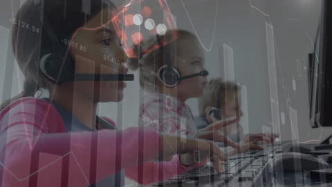 Children Engaging with Technology and Data Trends