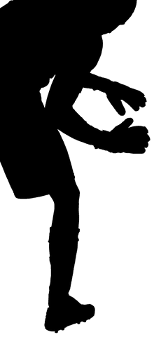 transparent goalkeeper silhouette catching ball - Download Free Stock Videos Pikwizard.com