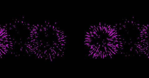 Vibrant Pink Fireworks Exploding in Night Sky - Download Free Stock Images Pikwizard.com