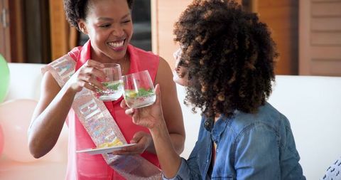 Joyful Birthday Celebration at Home Among Friends