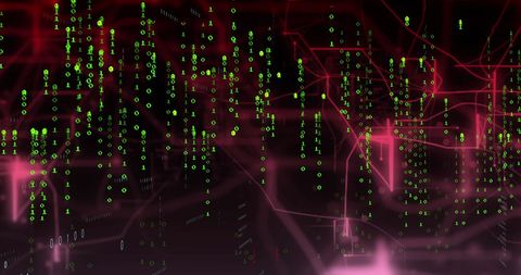 Abstract Data Flow and Digital Interface Background - Download Free Stock Images Pikwizard.com
