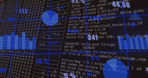 Advanced Network Analysis Interface Displayed on Electronic Screen