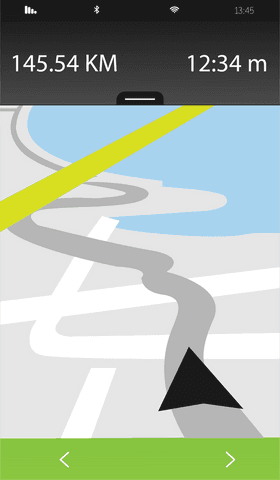 digital illustration of gps navigation interface on transparent background - Download Free Stock Videos Pikwizard.com