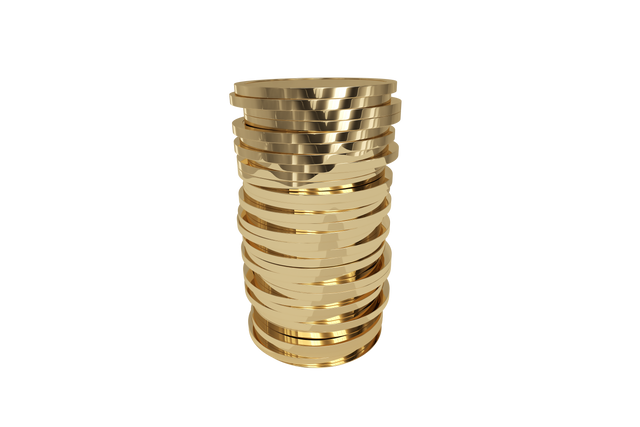 Tall Stack of Shiny Gold Coins on Transparent Background - Download Free Stock Videos Pikwizard.com