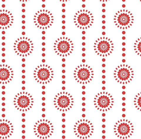 Red Rosettes and Circles Pattern on Transparent Background - Download Free Stock Videos Pikwizard.com