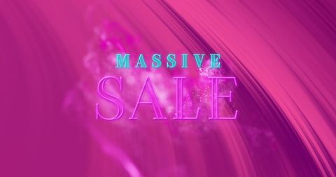 Massive Sale Advertisement with Vibrant Pink Background - Download Free Stock Images Pikwizard.com