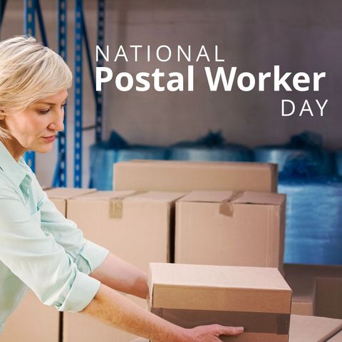 postal worker appreciation day celebrating delivery professionals - Download Free Stock Templates Pikwizard.com