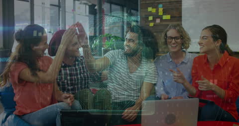 Diverse Team Analyzing Data for Business Success