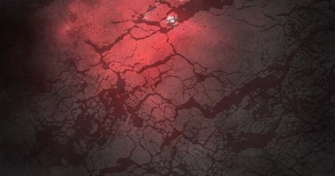 Abstract lightning with red glowing pattern