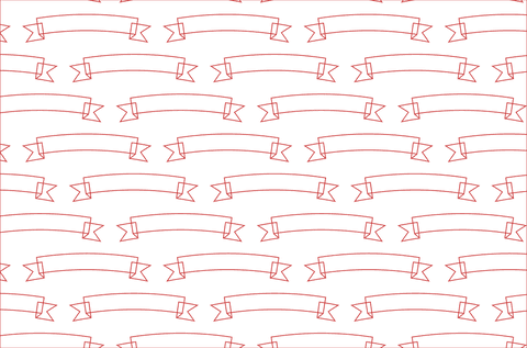 Seamless Pattern of Red Ribbon Banners on Transparent Background - Download Free Stock Videos Pikwizard.com