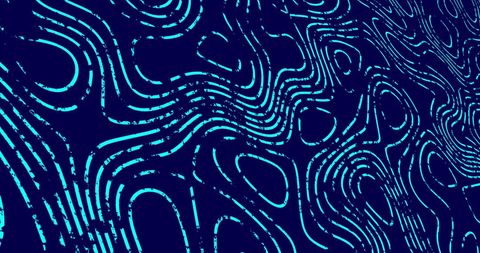Dynamic abstract blue lines on seamless textured background