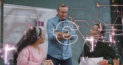 Team Collaboration with Virtual Network Overlay during Professional Meeting