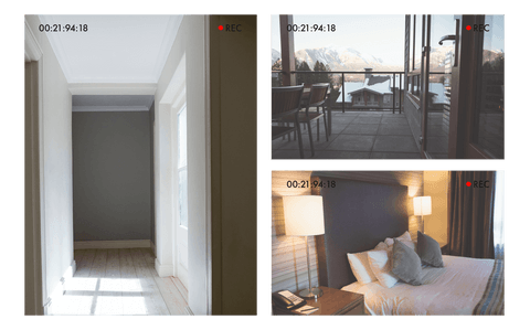 transparent security systems examining luxurious home interiors - Download Free Stock Videos Pikwizard.com