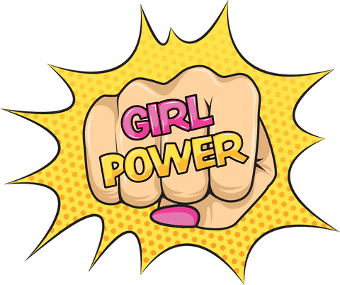 Girl Power Fist Icon Vector on Transparent Background - Download Free Stock Videos Pikwizard.com