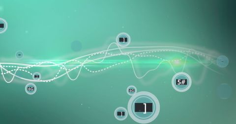 Digital Network Interface with Cloud Concepts and Connections - Download Free Stock Images Pikwizard.com