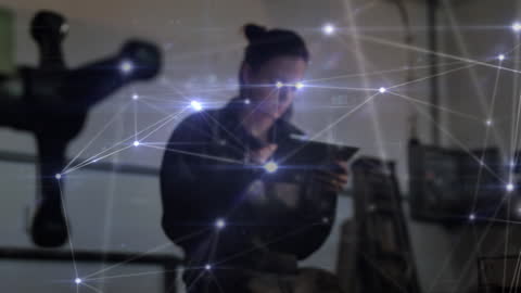 Technological Innovation Concept with Digital Connections