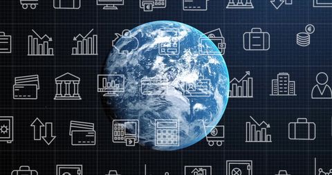 Global Finance and Digital Data Integration Concept - Download Free Stock Images Pikwizard.com