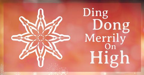 festive snowflake design with joyful holiday message - Download Free Stock Templates Pikwizard.com
