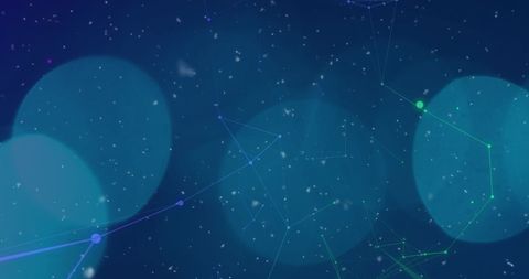 Futuristic Abstract Pattern with Bokeh Effect and Snowfall - Download Free Stock Images Pikwizard.com