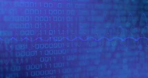 Binary Code and Digital Data Processing with Global Connections - Download Free Stock Images Pikwizard.com