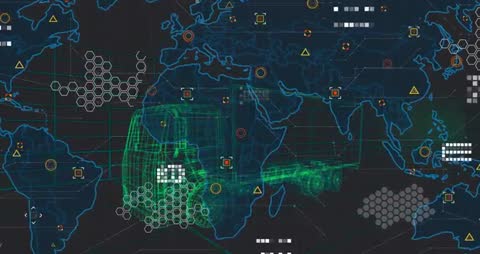 Digital Visualization of Global Supply Chain Flow