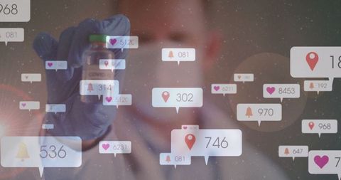 Visualizing Healthcare Intersection with Social Media Influence