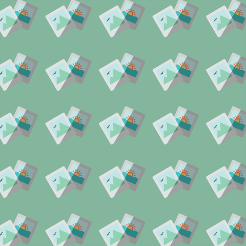 digital transparent postcards repeating on green background - Download Free Stock Videos Pikwizard.com