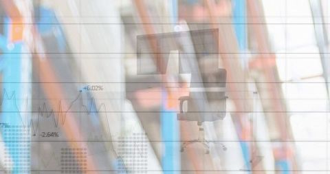 Digital Data and Warehousing Interface Conceptual Illustration