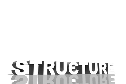 3D Word Structure Transparent Illustration Reflective Perspective - Download Free Stock Videos Pikwizard.com