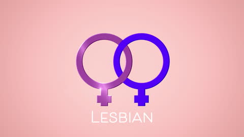 Modern Lesbian Symbol Animation