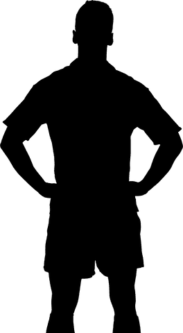 silhouette of man running vector illustration on transparent background - Download Free Stock Videos Pikwizard.com