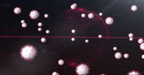 Digital Representation of Virus Cells and Global Data Patterns