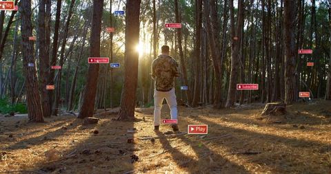 Digital Integration in Nature: User Engaging with Streaming Technology Outdoors