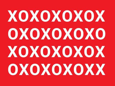 playful hugs and kisses pattern on red background - Download Free Stock Templates Pikwizard.com