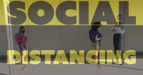 School safety measures during covid-19 with social distancing