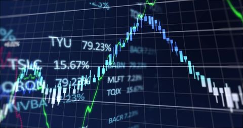 Dynamic Stock Market Graphs with Finance Data - Download Free Stock Images Pikwizard.com