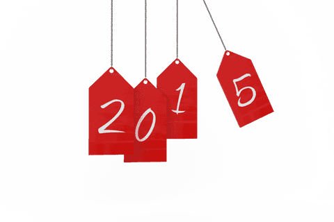 2015 Number on Dangling Red Tags on Transparent Background - Download Free Stock Videos Pikwizard.com